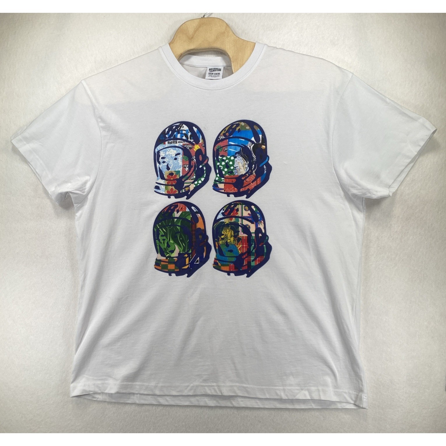 Billionaire Boys Club T-Shirt Mens 3xl White The Arts Astronaut Space Bbc C34